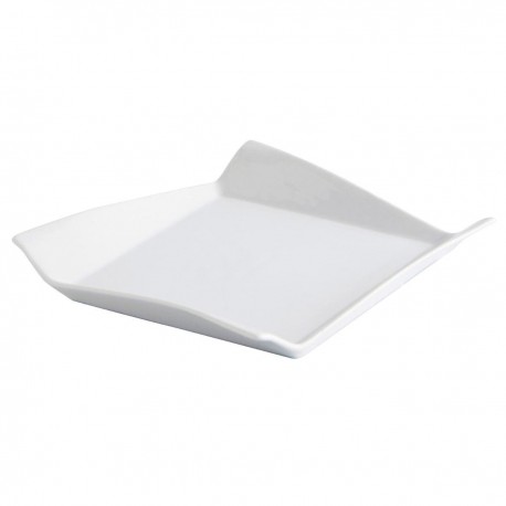PLATO CUADRADO BLANCA SERIE GASTRO FRESH 17,5x17,5 cm