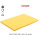 TABLA CORTE 600x400x20 mm AMARILLO HDPD500