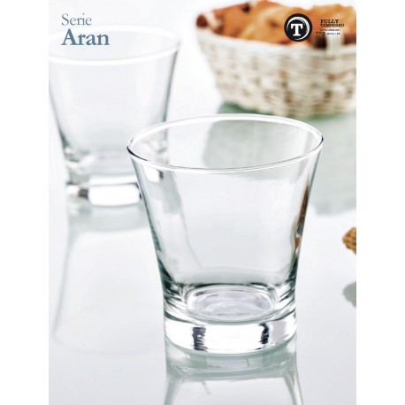 VASO ARAN "T" (12 ud) 25 cl / Ø 87,5 mm / H 92 mm