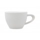 TAZA CAFE PORCELANA  8 CL FOSIL BIDASOA BLANCA