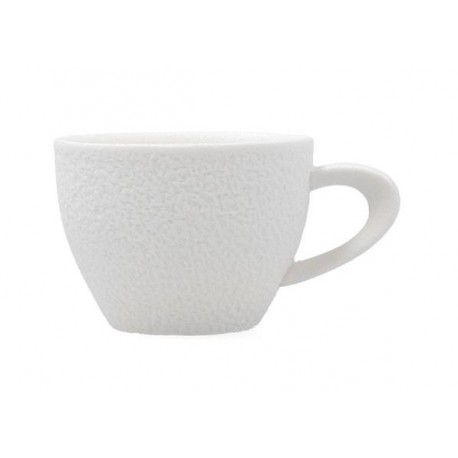 TAZA CAFE PORCELANA  8 CL FOSIL BIDASOA BLANCA