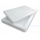 TABLA CORTE PAN CON RECOGE MIGAS 430x330X40MM FIBRA BLANCA