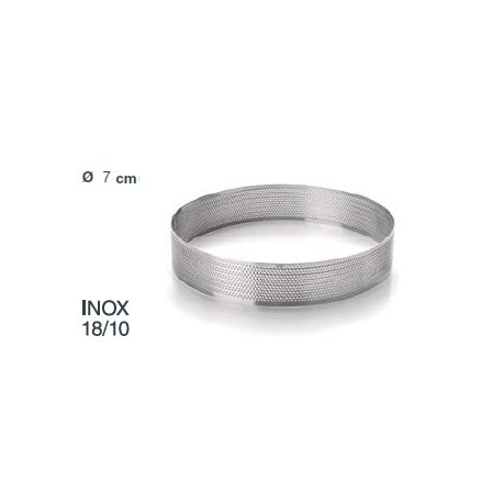 ARO REDONDO PERFORADO Ø 7 cm  H: 2 cm