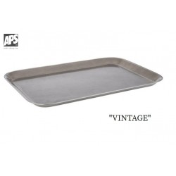 BANDEJA INOX VINTAGE 38x26,5x1,5 cm