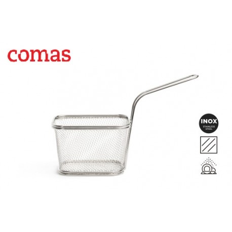 CESTO CUADRADO FREIDORA 130X110X90 MM INOX  AL-ANDALUS COLLECTION