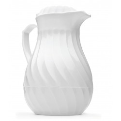 JARRA TERMO POLIPROPILENO CON PULSADOR 1,2 L BLANCO