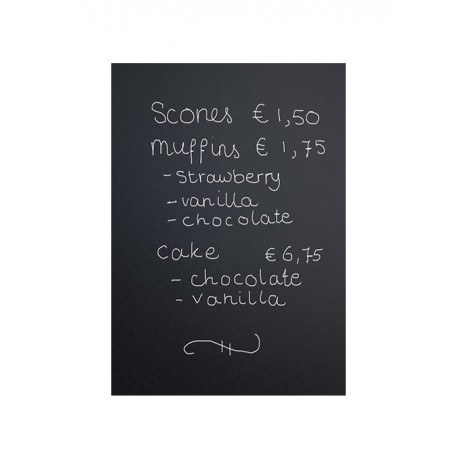 PACK 5 PIZARRAS NEGRAS A4 + 1 ROTULADOR TIZA BLANCO