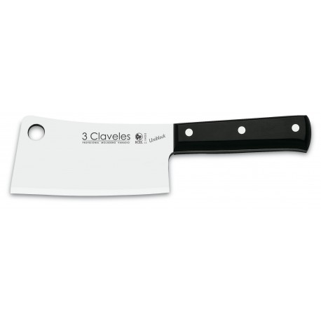 Cuchillo 3 Claveles Cocinero 20 cm Mango Azul - Uniblock