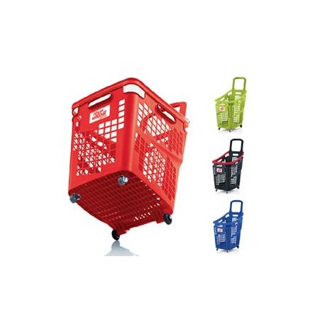 CESTA COMPRA 4 RUEDAS SHOP & ROLL L