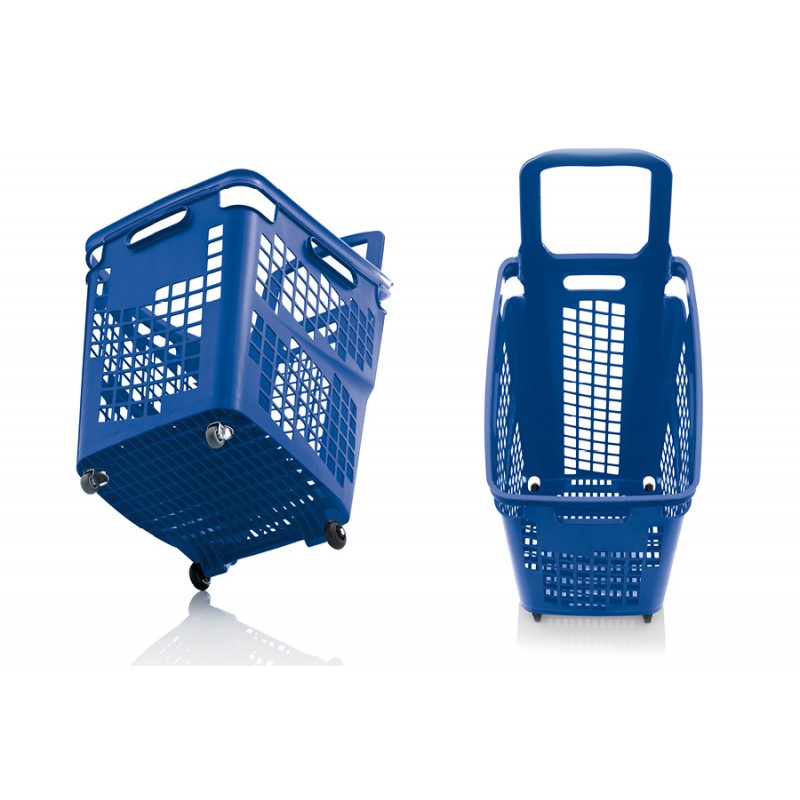 CESTA COMPRA 4 RUEDAS SHOP & ROLL 65 L