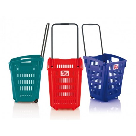 CESTA COMPRA 2 RUEDAS SHOP & ROLL 52 L