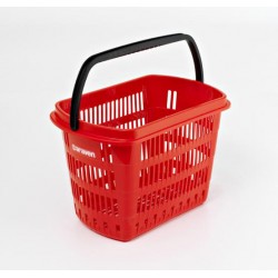 CESTA COMPRA DE MANO 30 L ROJA