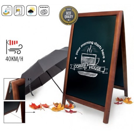 CABALLETE SANDWICH DELUXE 120x70cm MARRON