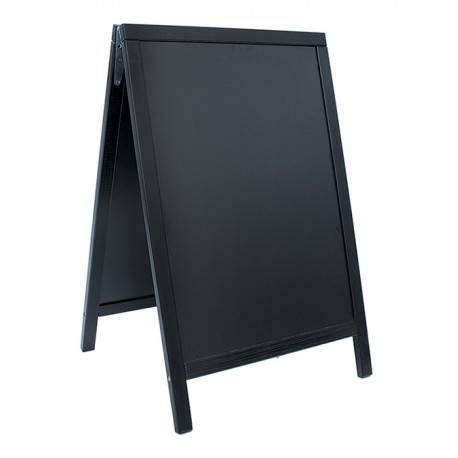 CABALLETE SANDWICH WOODY 85x55cm NEGRO