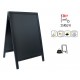 CABALLETE SANDWICH WOODY 85x55cm NEGRO