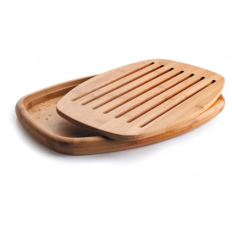 TABLA DE CORTE PAN OVAL 40x27x3 cm