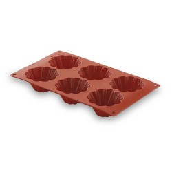 MOLDE BRIOCHETTE 6 CAVIDADES Ø 103 mm 175x300x20 mm