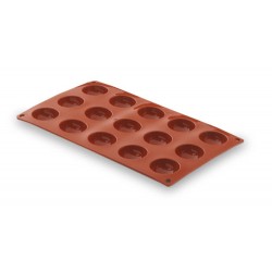 MOLDE SEMIESFERICA 15 CAVIDADES  Ø 40 mm 175x300x20 mm