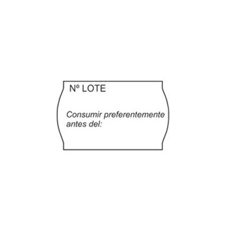 CAJA ETIQUETAS ONDA 26X16 (40 ud)