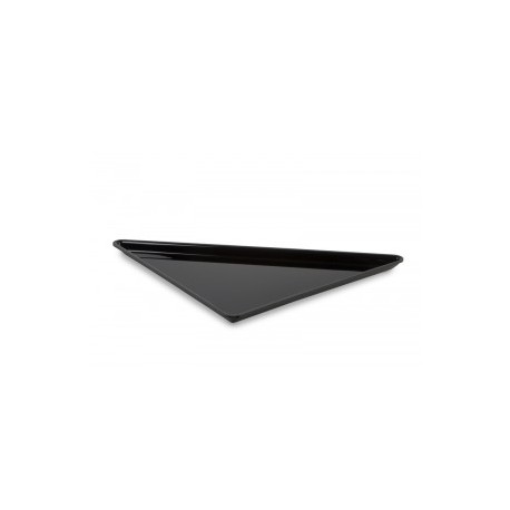 BANDEJA PLEXIGLAS TRIANGULAR NEGRO BRILLO 400x400x565mm