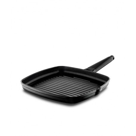 GRILL INDUCCION 27x27 cm CASTEY MANGO DESMONTABLE NEGRO