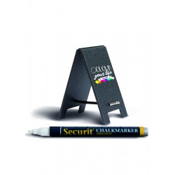 PIZARRA SANDWICH MINI (5 unidades) + 1 ROTULADOR TIZA BLANCO