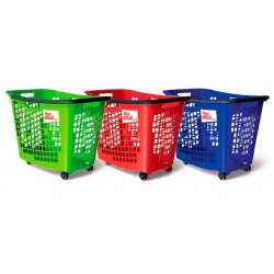 CESTA COMPRA 4 RUEDAS SHOP & ROLL 55 L