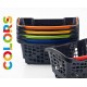 CESTA COMPRA DE MANO SHOP & ROLL 20 L COLORS