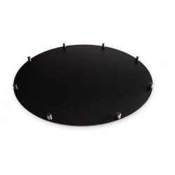 BASE CIRCULAR CARRUSEL  DIAMETRO 80 CM NEGRA