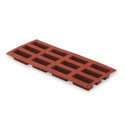 MOLDE CAKE 12 CAVIDADES 80x36 mm 175x300x11 mm