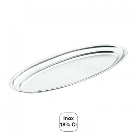 FUENTE DE PESCADO OVAL INOX 18%Cr.