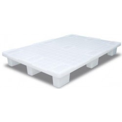 PALET LISO ALIMENTARIO 120x80x14,5 cm BLANCO