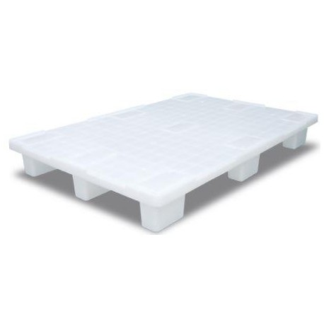 PALET LISO ALIMENTARIO 120x80x14,5 cm BLANCO