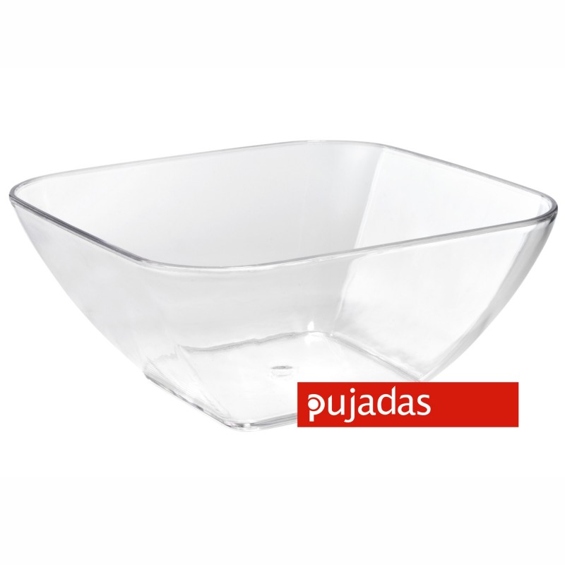 Ensaladera Cristal Cuadrada 2,5lts - Hiperpack