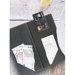 PORTA CUENTAS TRENDY 23X14 CM NEGRO