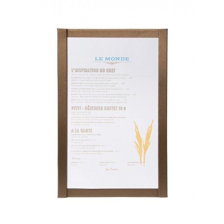 PORTA MENU MAGNETICO MARRON 33x21,5cm