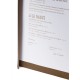 PORTA MENU MAGNETICO MARRON 33x21,5cm