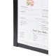 PORTA MENU MAGNETICO NEGRO 33x21,5 cm