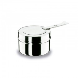 CONTENEDOR DE COMBUSTIBLE INOX ø9cm H: 6cm L(con asa): 7cm