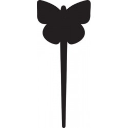 PACK 5 ETIQUETAS/TAGS MARIPOSA + 1 ROTULADOR DE TIZA