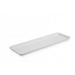 BANDEJA PLEXIGLAS GN 2/4 BLANCO BRILLO 530x162mm