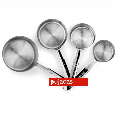 JUEGO 4 CAZOS DE MEDIDAS INOX PJ