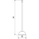 SOPORTE COLUMNA INOX PARA SU TURNO