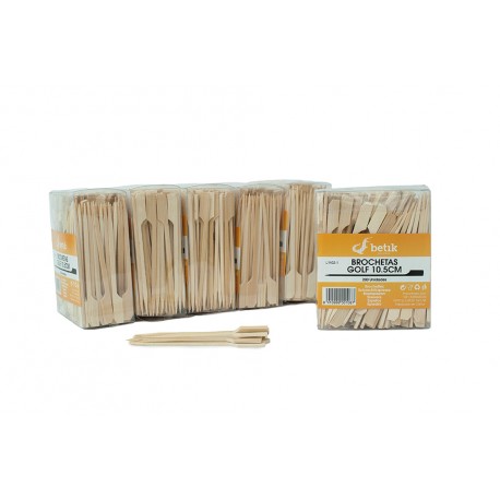 BROCHETA PICK BAMBU GOLF (200 ud)