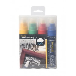 BLISTER 4 ROTULADORES SMA820 (AZ-RJ-VE-AM) TRAZO:7-15MM