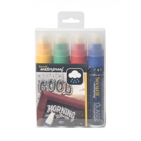 BLISTER 4 ROTULADORES SMA820 (AZ-RJ-VE-AM) TRAZO:7-15MM