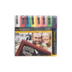 BLISTER 8 ROTULADORES TIZA SMA510 (AZ-NA-VI-ROS-RJ-VE-AM-BL)