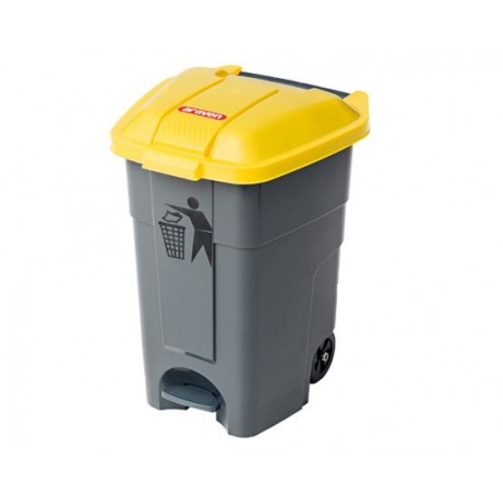 CUBO BASURA CON PEDAL 25 LT-BEIGE