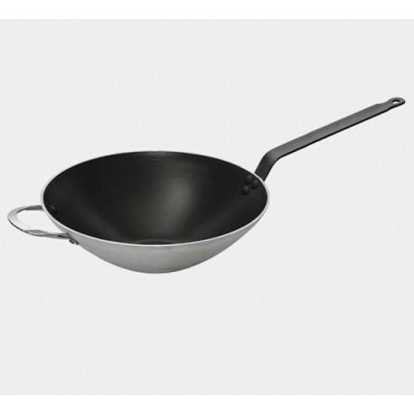 WOK Ø 32 CM ALUMINIO ANTIADHERENTE CHOC DE BUYER