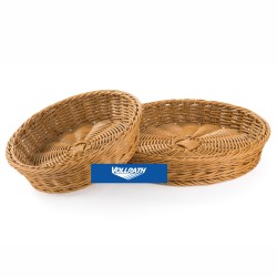 CESTA PAN REDONDA POLIPROPILENO MARRON